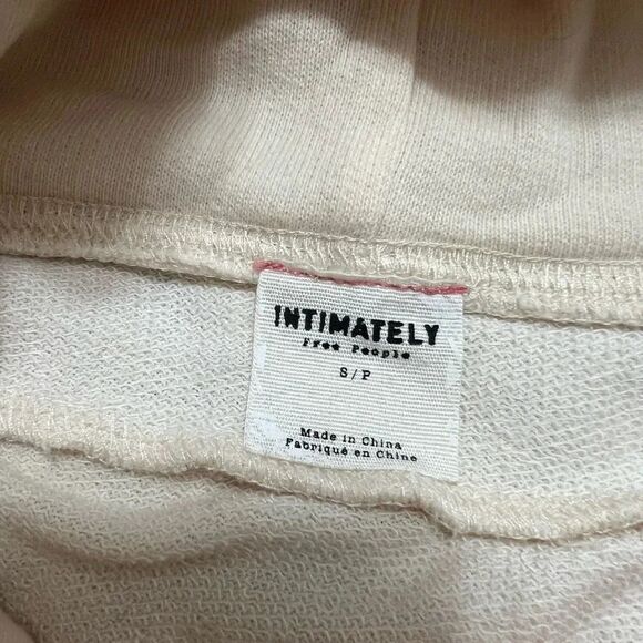 INTIMATELY free people small beach oversized hoodie cream - Picture 13 of 14